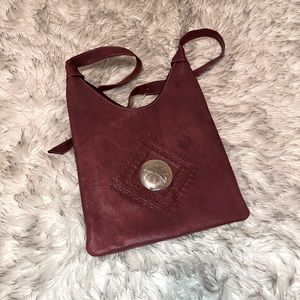 Authentic Moroccan Red 100% Leather Purse